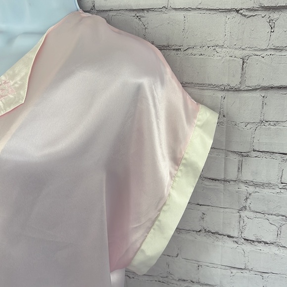 Val•Mode Lingerie pink satin sleep wear set size large - Picture 11 of 17